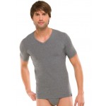 Schiesser shirt korte mouwen  V-hals 95/5