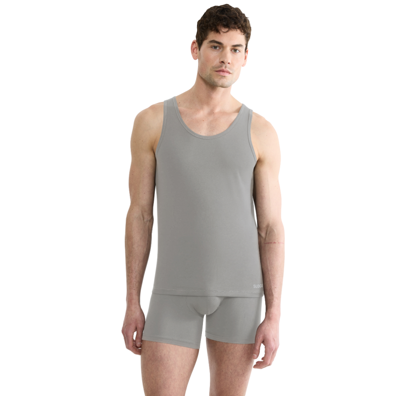 Sloggi men Heren Tank Top Melange Grey Sloggi men Heren Tank Top Melange Grey