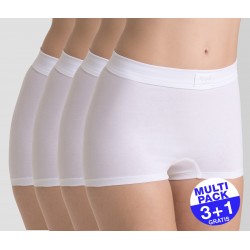 Sloggi Double Comfort Short dames wit - 3+1 GRATIS - uw voordeel : 14.95€