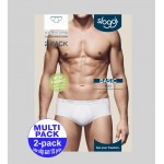 Sloggi men Basic Midi - 2-pack Wit