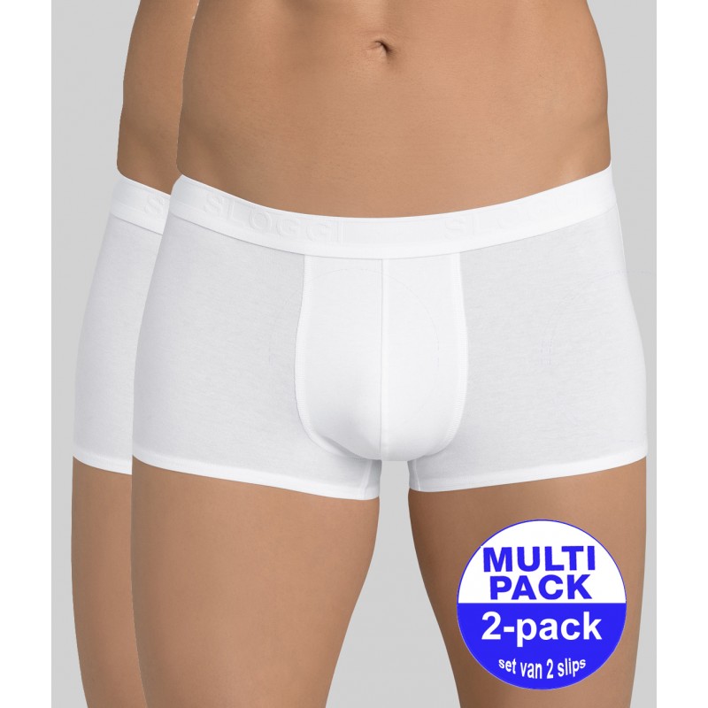 Sloggi men 24/7 Hipster- 2-pack (set van 2 hipsters) - Wit - Uitlopend artikel ! - alleen nog maat EU 8/XXL