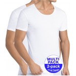 Sloggi men 24/7 Onderhemd met korte mouwen - 2-pack - set van 2 onderhemden - wit