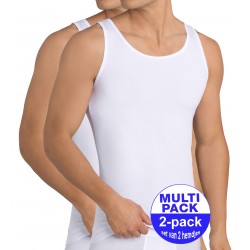 Sloggi men 24/7 singlet 2 pack wit