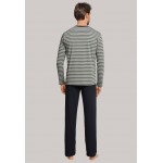 Schiesser heren pyjama - 163866bis- EXTRA been lengte