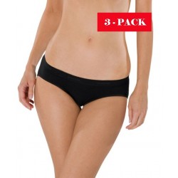 Schiesser Hip - Slip 95/5 - 3-pack (set van 3 minislips) - Zwart 