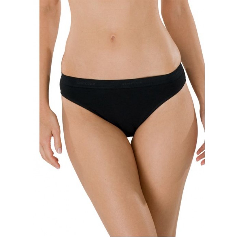 Schiesser dames Rio - slip 95/5 - 3 pack - Zwart 