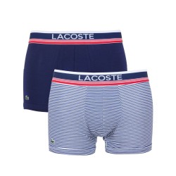 LACOSTE - Set van 2 shorts - 1 gestreept /donkerblauw -164970