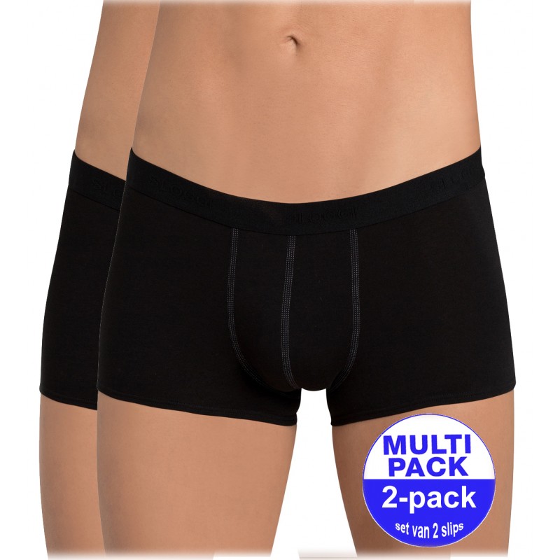Sloggi men 24/7 Hipster- 2-pack (set van 2 hipsters) - Zwart