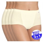 Sloggi Control Maxi - ivoor - 3+1 GRATIS - uw voordeel : 17,95 € - UITLOPEND ARTIKEL !