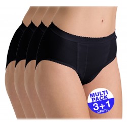 Sloggi Control Tai Slip Dames - Zwart - 3+1 GRATIS
