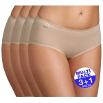 Sloggi Basic+ Midi slip huidskleur - 3+1 GRATIS - uw voordeel : 14.99 €