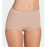 Sloggi Basic+ Maxi dames slip zwart - 3+1 GRATIS - uw voordeel : 14.95 €