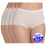 Sloggi Basic+ Dames Maxi Ivoor 3+1 GRATIS - uw voordeel : 14.95 €