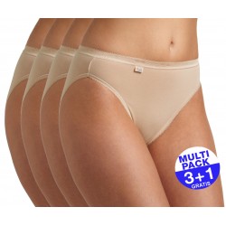 Sloggi Basic+ Tai huidskleur - 3+1 GRATIS - uw voordeel : 14.99 €