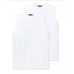Schiesser mouwloos shirt set van 2 Shirts wit - Essentials