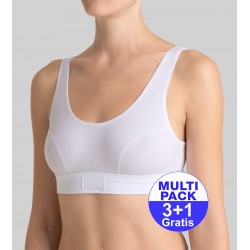 Sloggi Double Comfort Top  wit  3+1 GRATIS - uw voordeel : 21,95 €