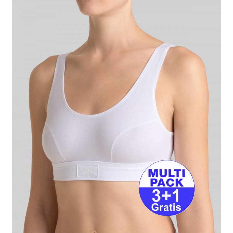 Sloggi Double Comfort Top  wit  3+1 GRATIS - uw voordeel : 21,99 €