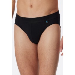 Schiesser slip long life cotton - Zwart
