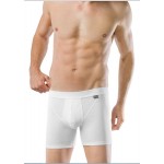 Schiesser short Authentic met opening- 2-pack - wit 