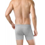 Schiesser short Authentic met opening - 2-pack - grijs 