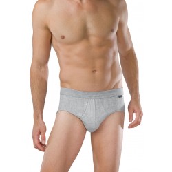 Schiesser sport-slip Authentic - 2-pack - grijs
