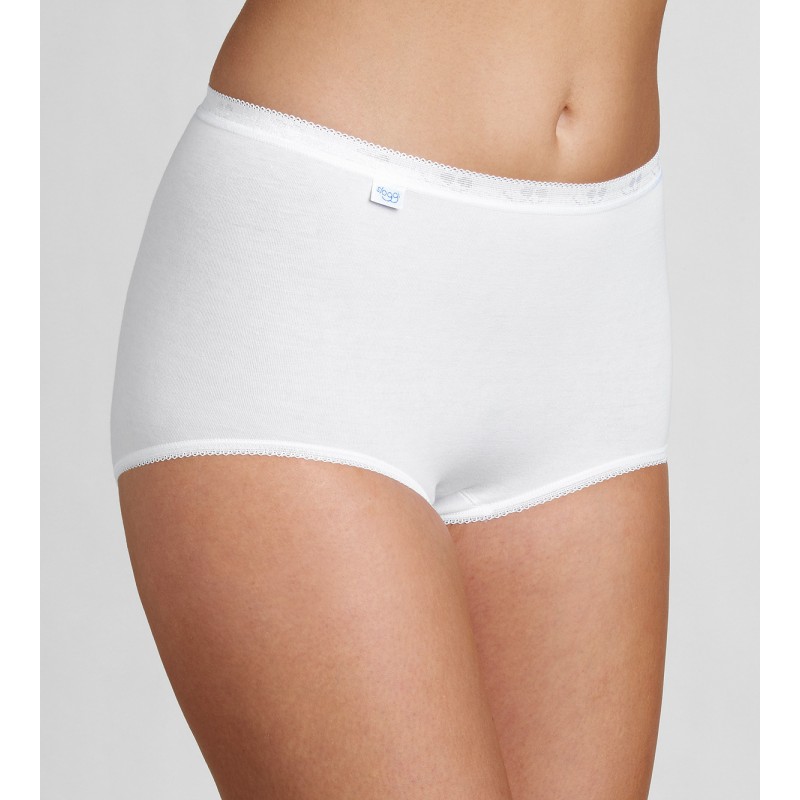 Sloggi Basic+ Maxi dames slip - wit Sloggi Basic+ Maxi dames slip - wit