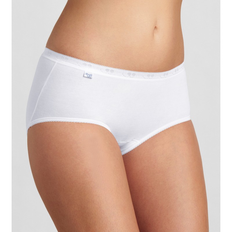Sloggi Basic+ Dames Midi Wit 
