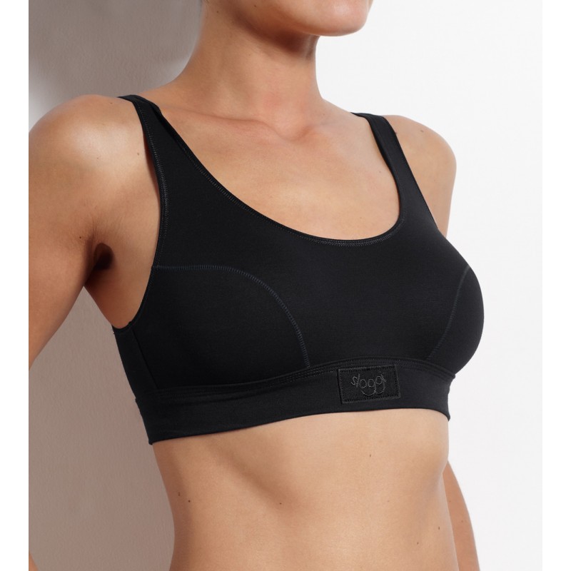 Sloggi Double Comfort Top Dames - Zwart Sloggi Double Comfort Top Dames - Zwart