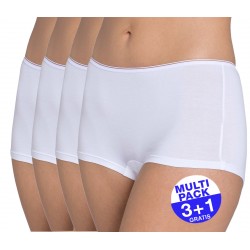 Sloggi Feel Sensational Short dames wit - 3+1 GRATIS - uw voordeel : 17.99 €