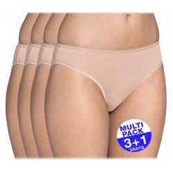 Sloggi Feel Sensational Tai dames slip huidskleur - 3+1 GRATIS - uw voordeel : 17,99 €