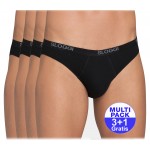 Sloggi slip Basic Mini heren zwart - 3+1 GRATIS - uw voordeel : 16,99 €