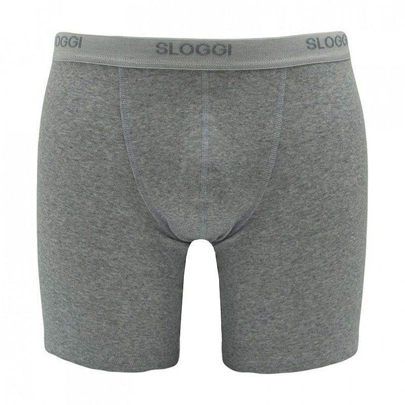 Sloggi Basic Long heren - grijs