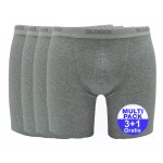Sloggi men Basic Long  - grijs - 3+1 GRATIS - uw voordeel : 19,95 €