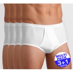 Sloggi Basic Maxi Herenslip - Wit - 3+1 Gratis