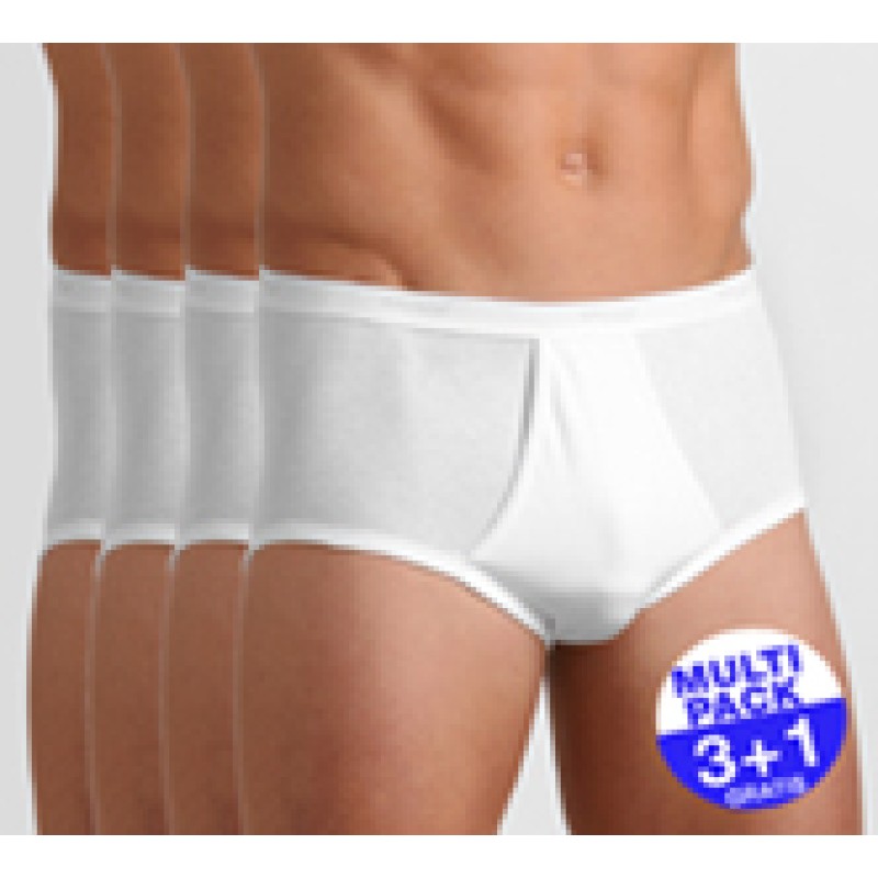 Sloggi Basic Maxi Herenslip - Wit - 3+1 Gratis