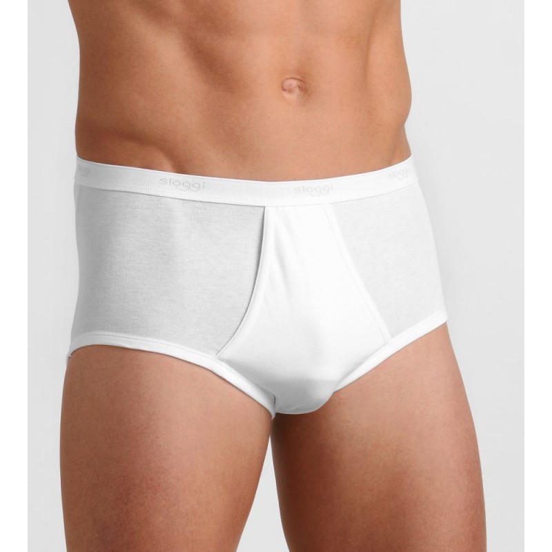 Sloggi herenslip Basic maxi - wit - UITLOPEND ARTIKEL ! AANBIEDING MET 25 % KORTING !