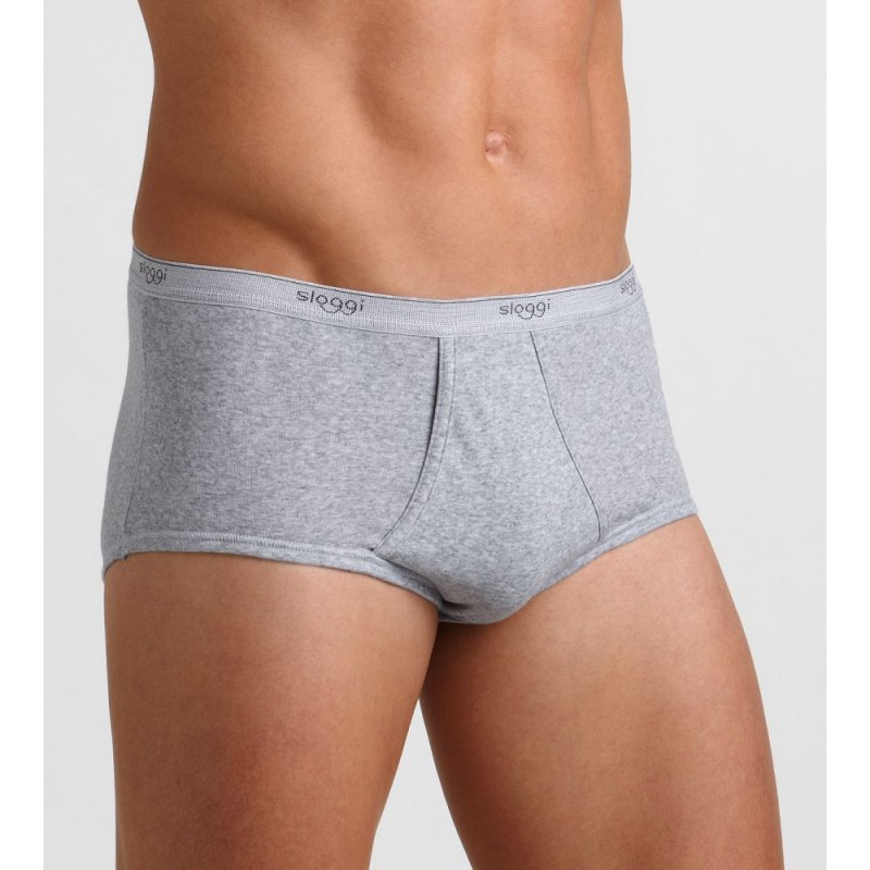 Sloggi slip Basic maxi - lichtgrijs - UITLOPEND ARTIKEL !  AANBIEDING MET 25 % KORTING !
