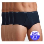 Sloggi Basic Maxi Herenslip - donkerblauw - 3+1 Gratis Sloggi Basic Maxi Herenslip - donkerblauw - 3+1 Gratis