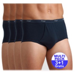 Sloggi Basic Maxi Herenslip - donkerblauw - 3+1 Gratis