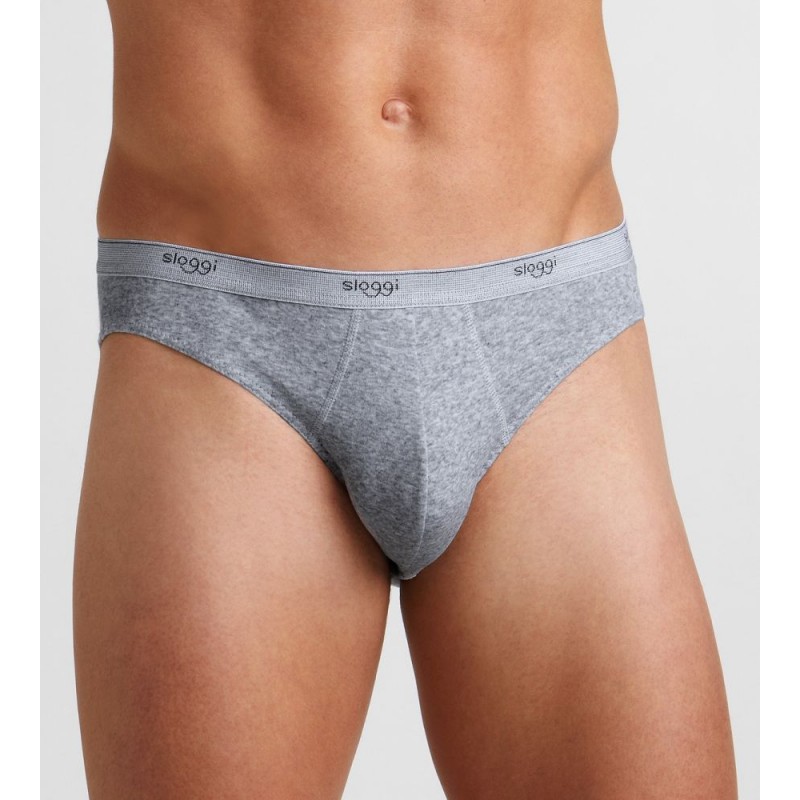Sloggi slip Basic Mini heren - lichtgrijs