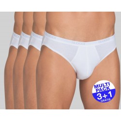 Sloggi slip Basic Mini heren wit - 3+1 GRATIS - uw voordeel : 16,99 €