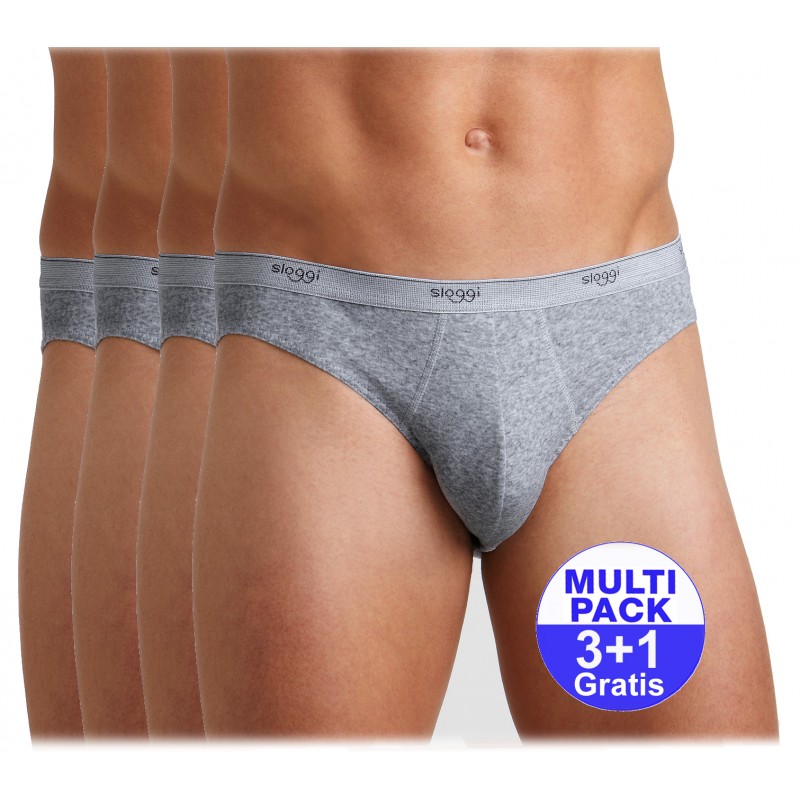 Sloggi Basic Mini Slip Heren - Grijs - 3+1 GRATIS