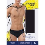 Sloggi men Made midislip - 2-pack - zwart