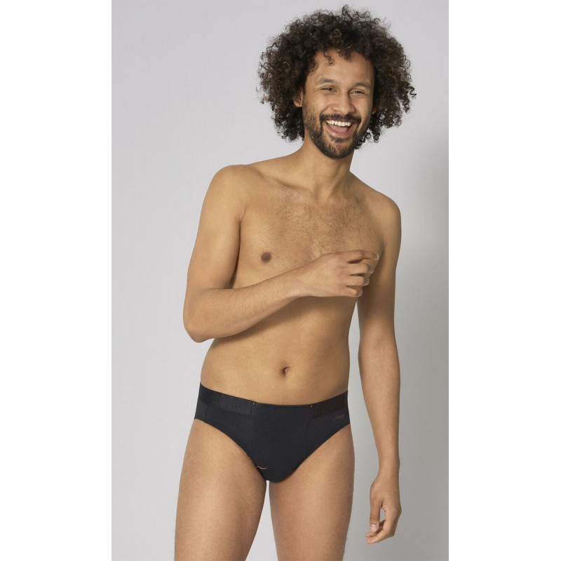 Sloggi men Made midislip - 2-pack - zwart