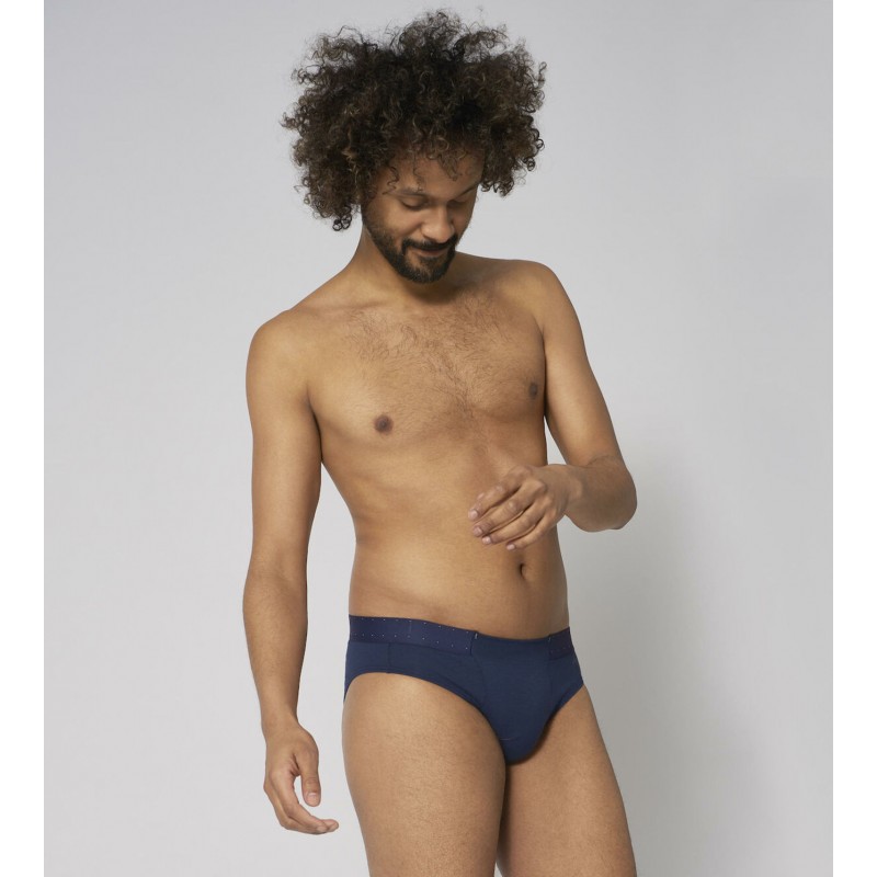 Sloggi men Made midislip- 2-pack - donkerblauw