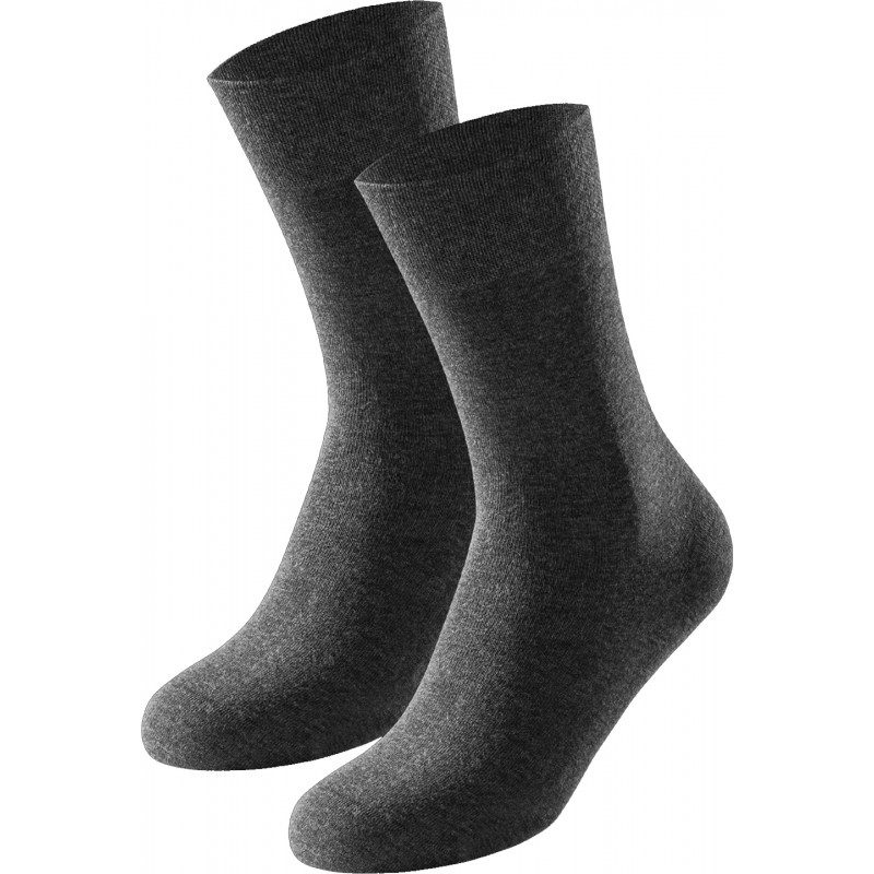 Schiesser heren sokken 2-Pack - LONG LIFE COOL - Antraciet Schiesser heren sokken 2-Pack - LONG LIFE COOL - Antraciet