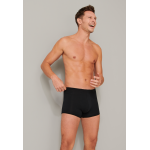 Schiesser short 95/5 katoen 3-pack - zwart