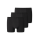 Schiesser short 95/5 katoen 3-pack - zwart