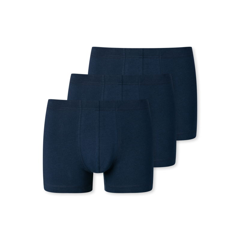 Schiesser short 95/5 3-pack (set van 3 shorts) - donkerblauw