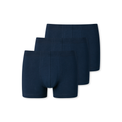 Schiesser short 95/5 3-pack (set van 3 shorts) - donkerblauw